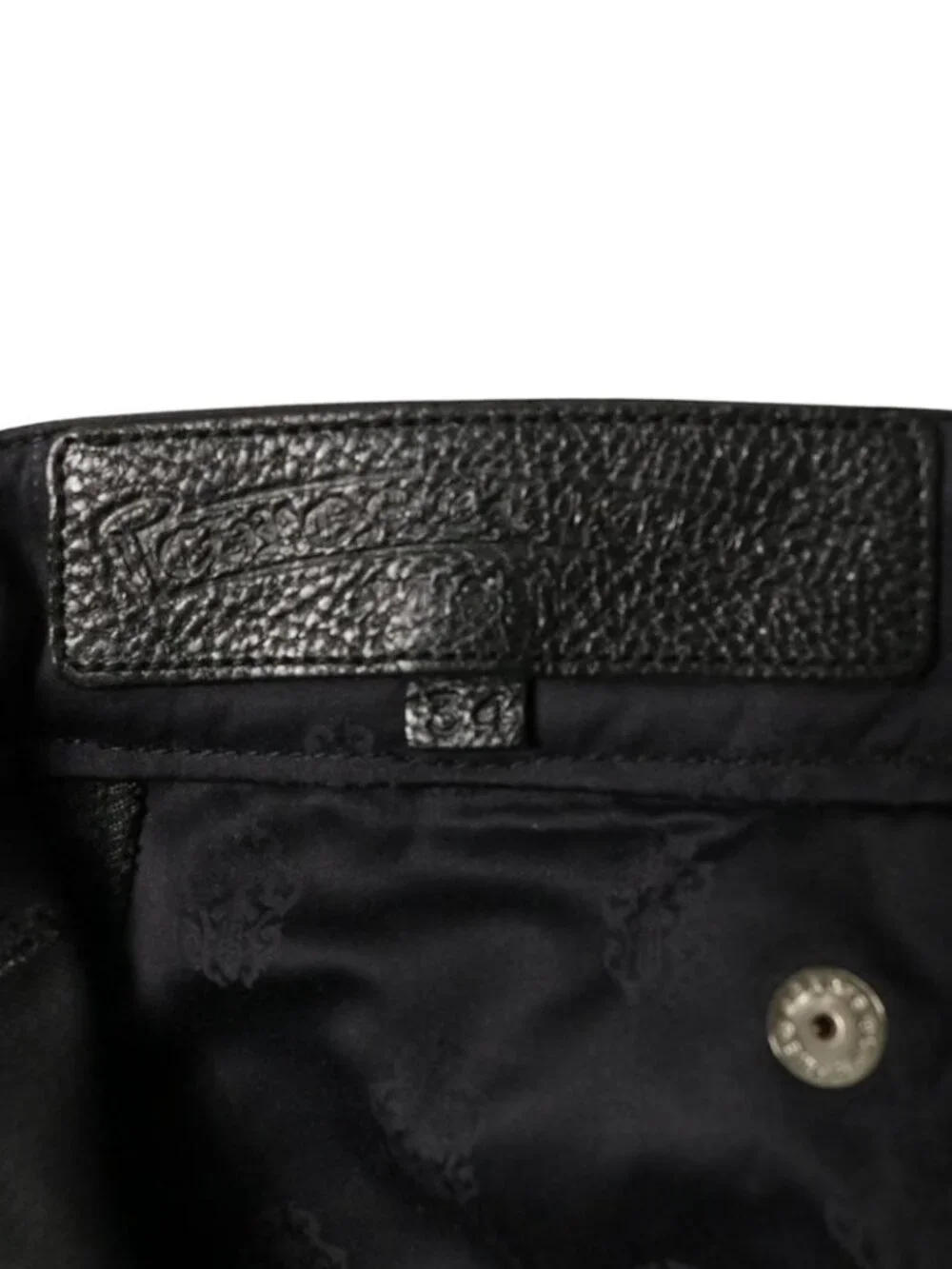 Chrome Hearts Carpenter Cnvs Blk Long Pants 34